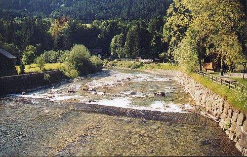 Der erste Blick auf die Savinja