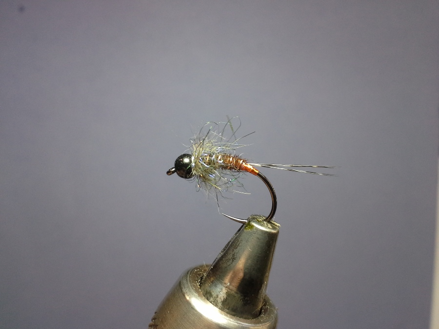 Iridescent Pheasant Tail Nymph #12