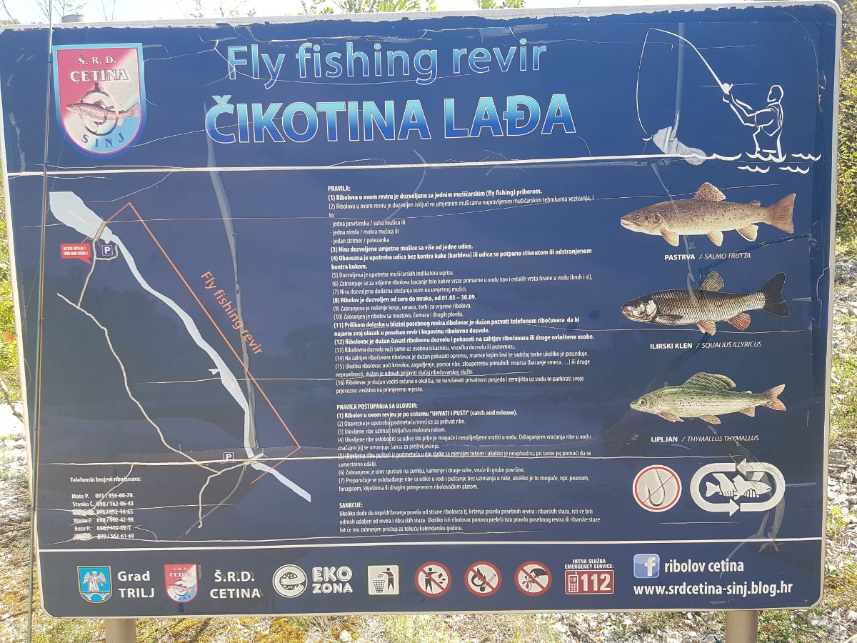 Infoschild Cikotina Lada