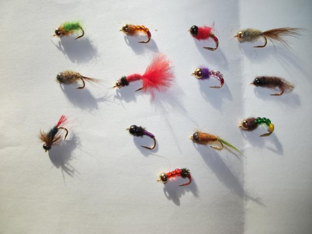 Nymphen auf Goldhaken