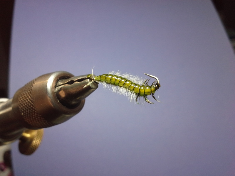 mit Lippenstift und Wimperntusche...ready to fish