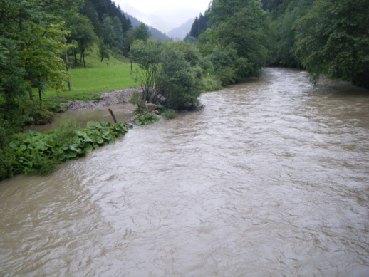 Leider war die Savinija zu hoch, wie man hier gut sehen kann