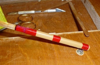 SandfarbeneKohlefaserhülse für eine Gespließte mit quadratischem Querschnitt